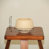 Cream Fluted Ceramic Planter Pot