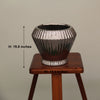 Premium Silver Black Ceramic Planter Pot