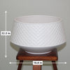 Diamond Quilt Ceramic Planter Pot