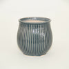 Fluted Facet Ceramic Planter