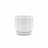 Decorative White Cup Ceramic Pot