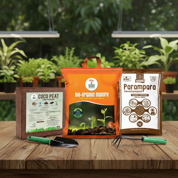 Complete Organic Gardening Essentials Kit – Soil, Manure & Tools