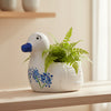 Duck Clay Pot Planter
