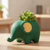 Baby Elephant Clay Pot