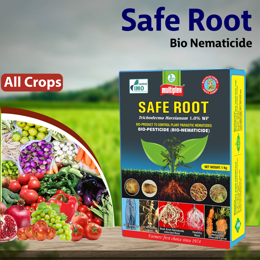 Multiplex Safe Root (Bio Nematicide) - 1 KG Crops