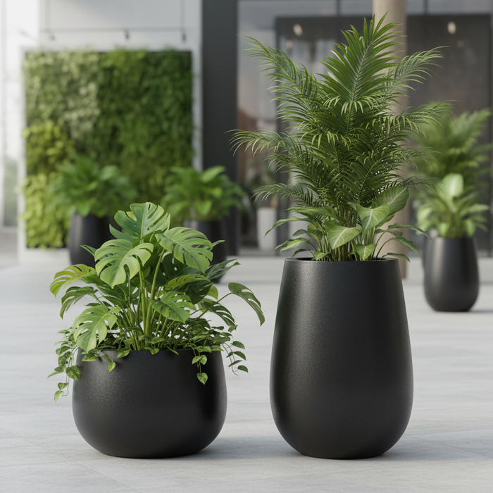 FRP Cylindrical Planter