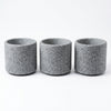 FRP Textured Round Planter – Grey