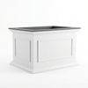 FRP Raised Rectangular Planter Box – White